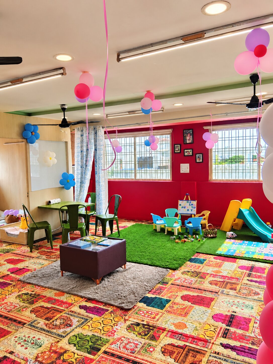 Child-friendly playroom
